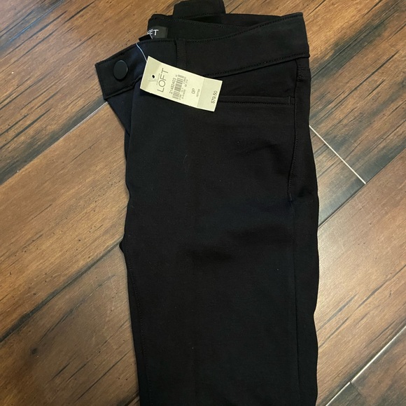 NWT LOFT 5 Pocket Ponte Pants 0P - Picture 2 of 2